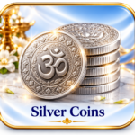 Silver Coins with Om Engraving
